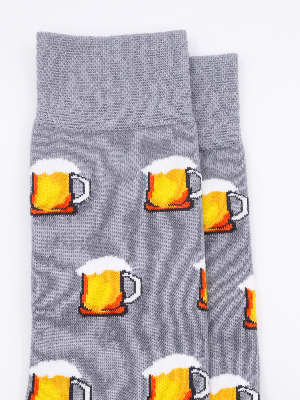 Носки р.35-40 Wow Пиво серые - Krumpy фото 2