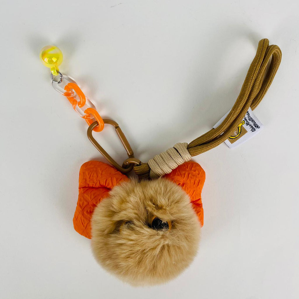 Мягкая игрушка брелок Помпон с бантиком 12 шт в уп в ассортименте - Storyland фото 3