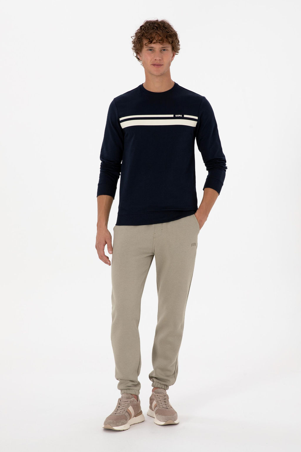 Erkek Lacivert Sweatshirt Sepette S_rpriz _ndirim