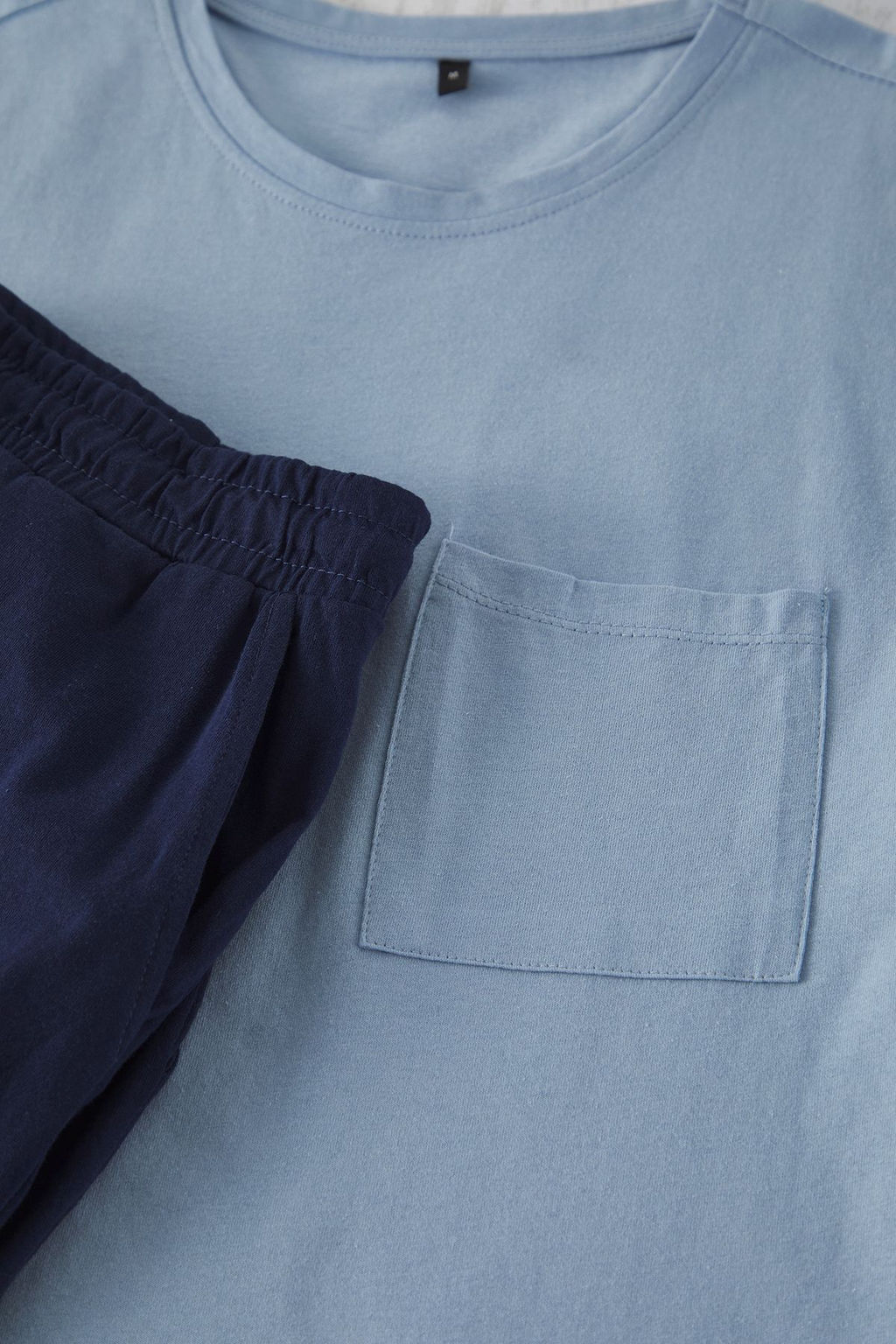 TRENDYOL MAN Siyah - Gri Regular Fit Orme Sortlu Pijama Tak?m? TMNSS25PT00033 - Trendyolmilla фото 8