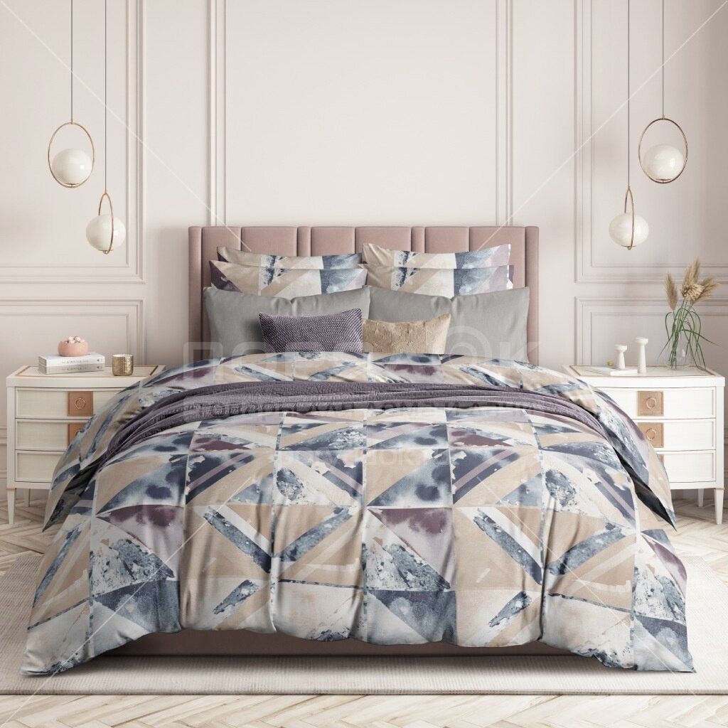 Постельное белье - Поплин Премиум 1711 авангард 1,5-спальный - Luteks фото 2