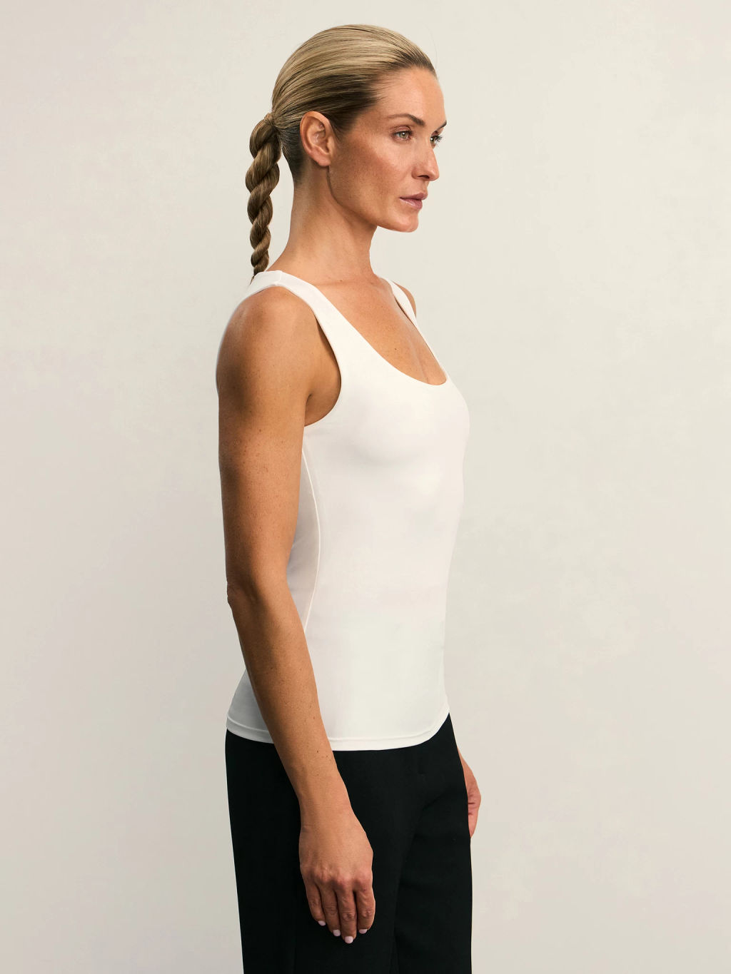 Базовый топ с широкими бретелями / Zarina  фото 5