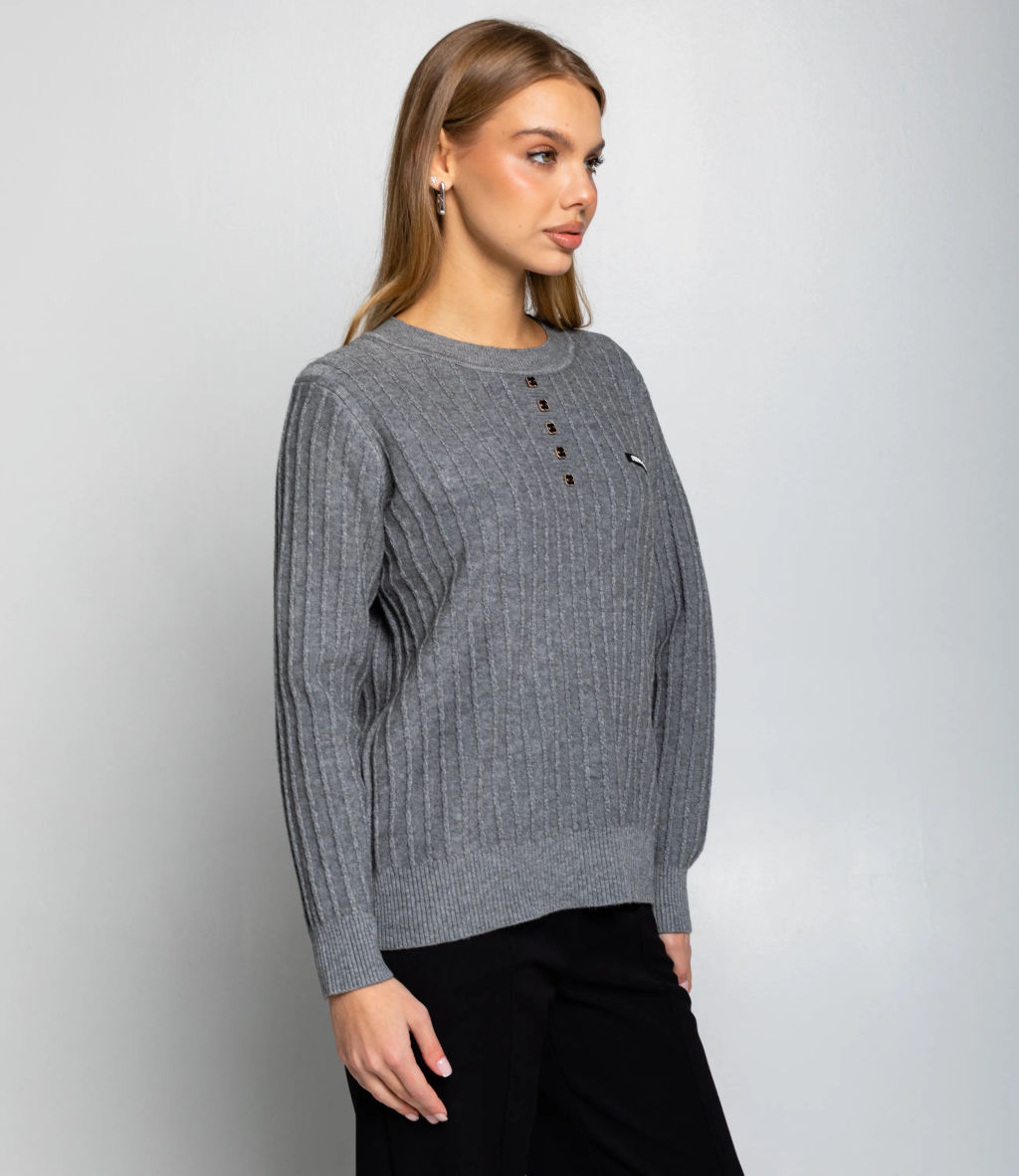 Джемпер #КТ8201 (5), серый - Dommod фото 2