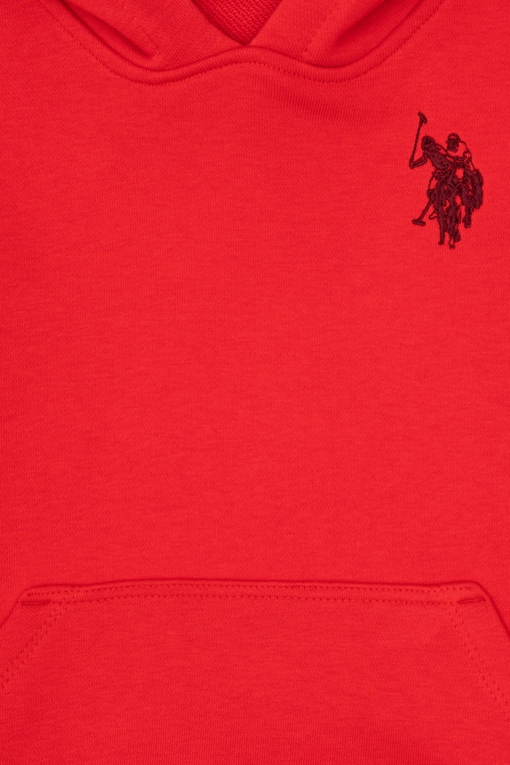 Erkek _ocuk K_rm_z_ Basic Kap__onlu Sweatshirt - U.s. polo assn фото 3