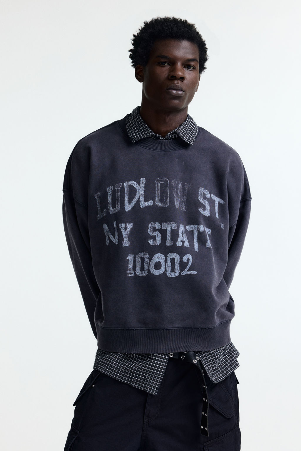 Sudadera estampada Oversized Fit - H&m фото 2