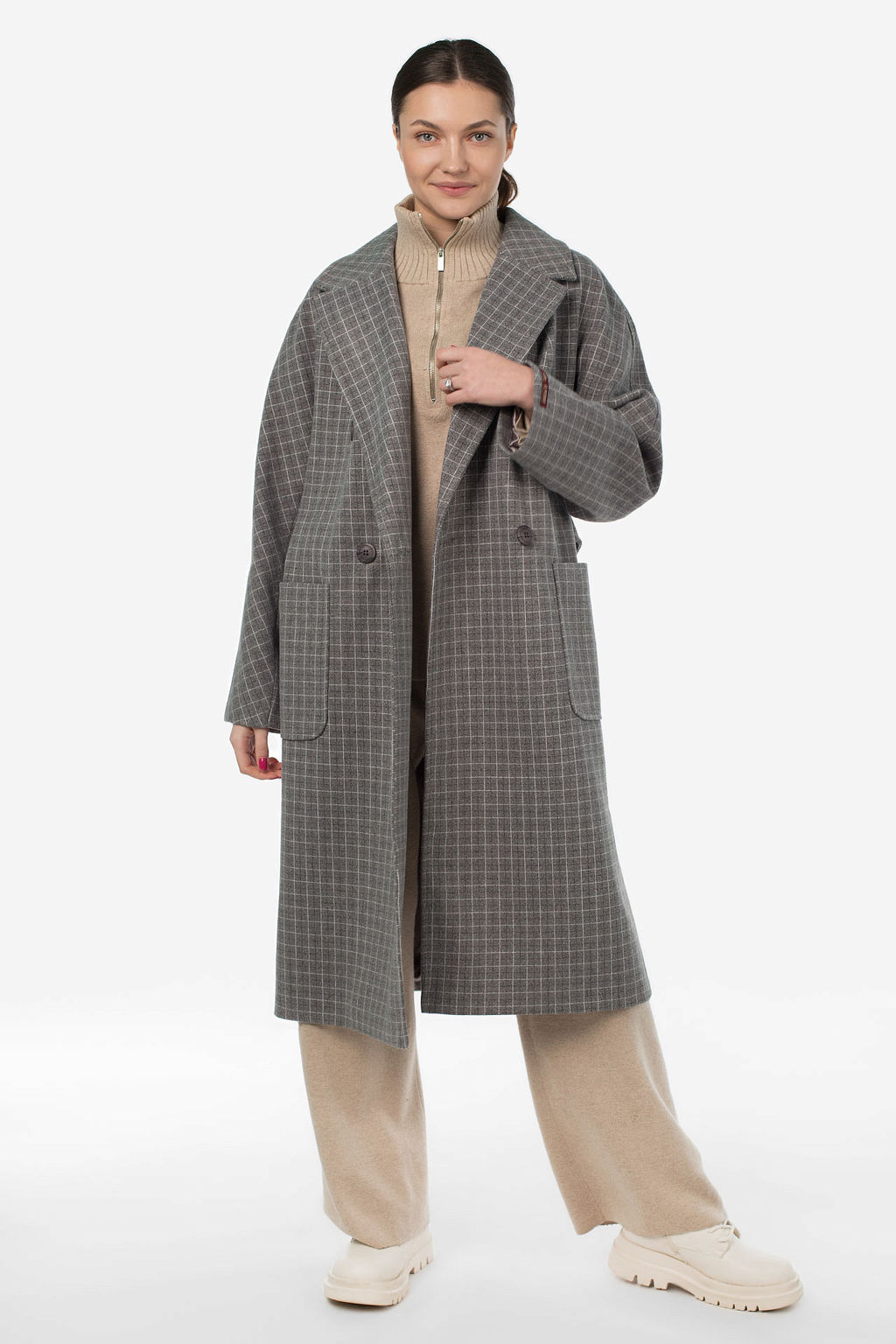 Пальто женское демисезонное - El podio фото 3