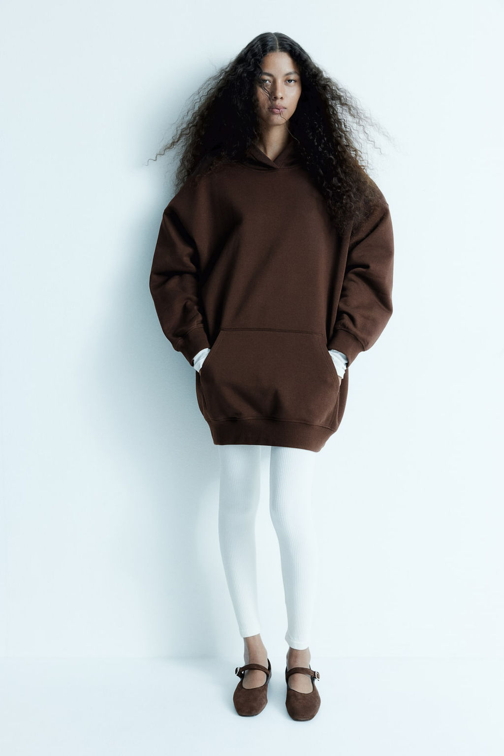 Vestido de algodon con capucha - H&m фото 4