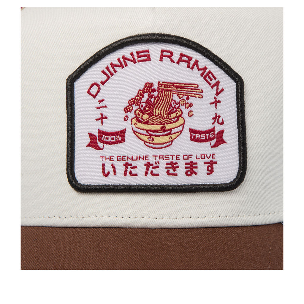Бейсболка DJINNS арт. HFT Djinns Ramen (коричневый / белый)  фото 3