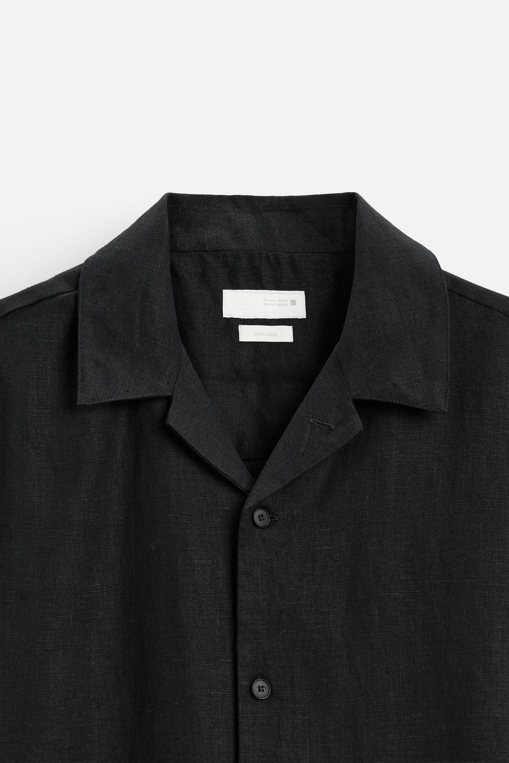 100% LINEN SHIRT - Zara фото 22