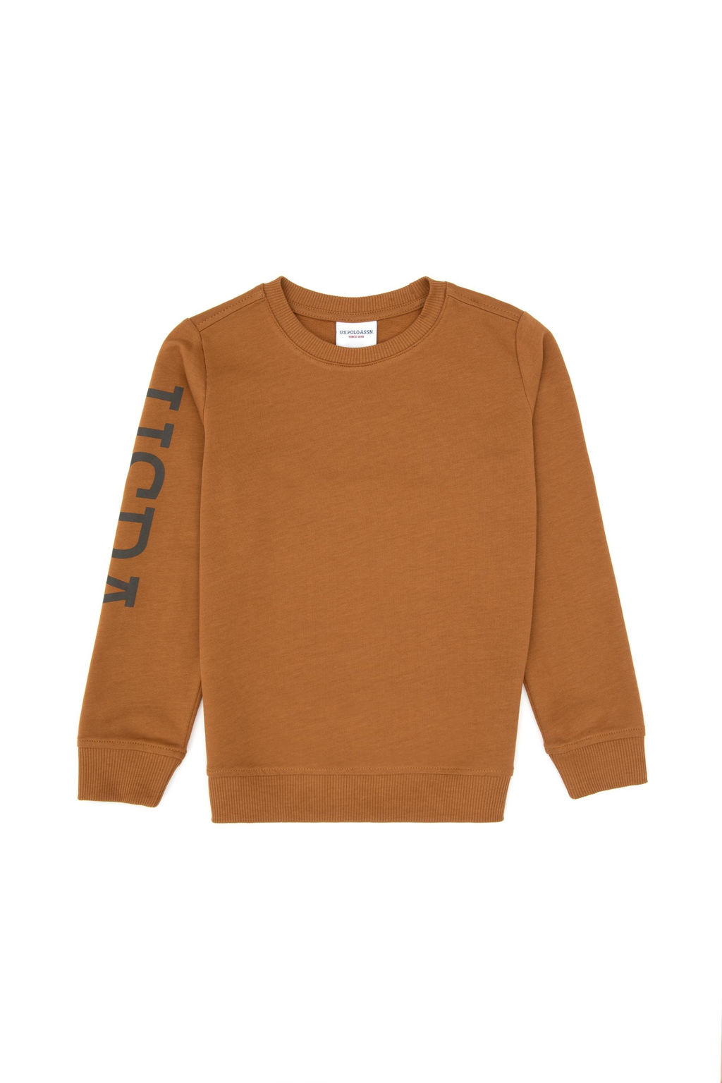 Erkek _ocuk Camel Basic Bisiklet Yaka Sweatshirt Sepette S_rpriz _ndirim - U.s. polo assn фото 2