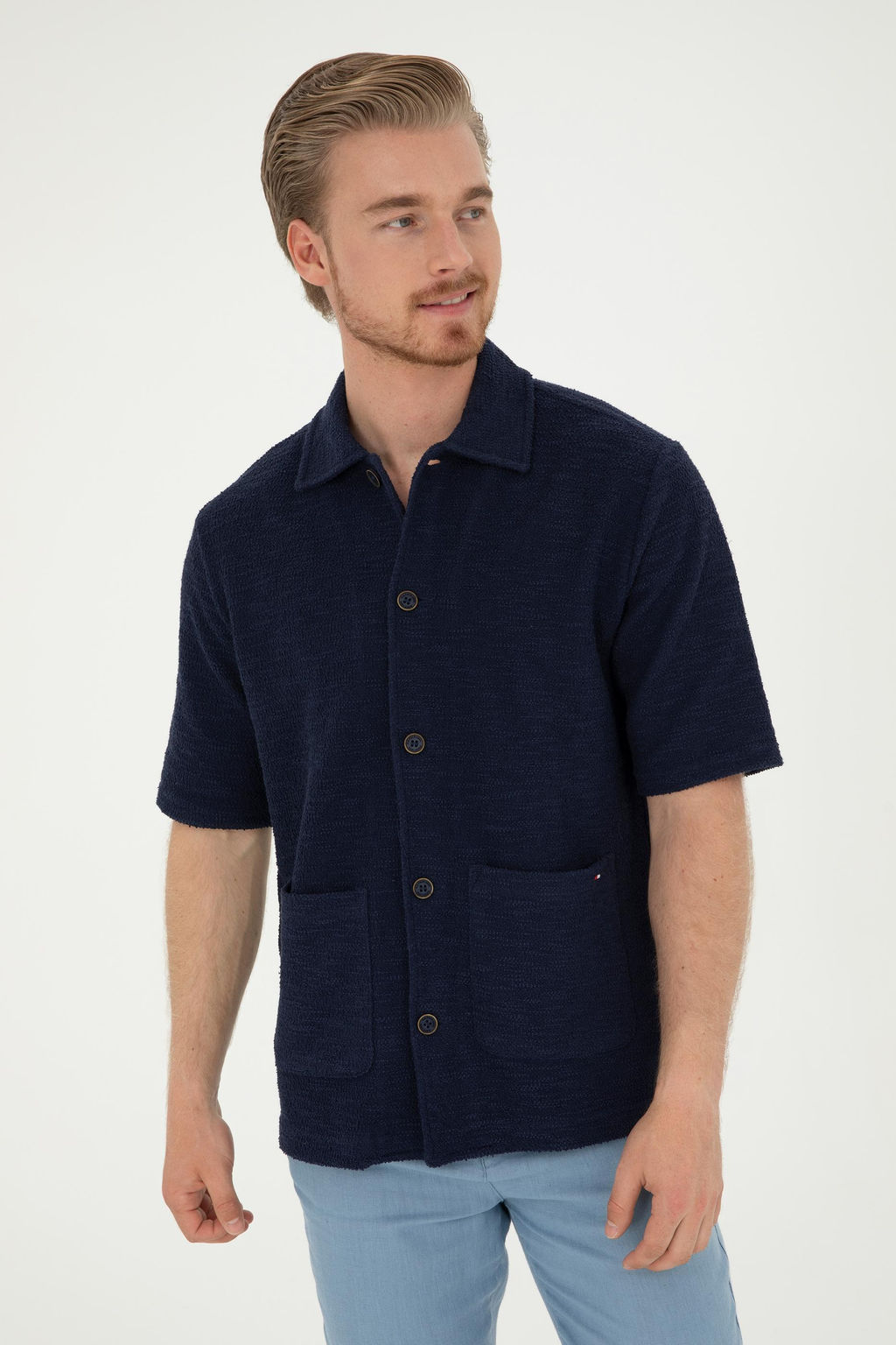 U. S. Polo Assn / Мужская темно-синяя футболка - U.s. polo assn фото 10