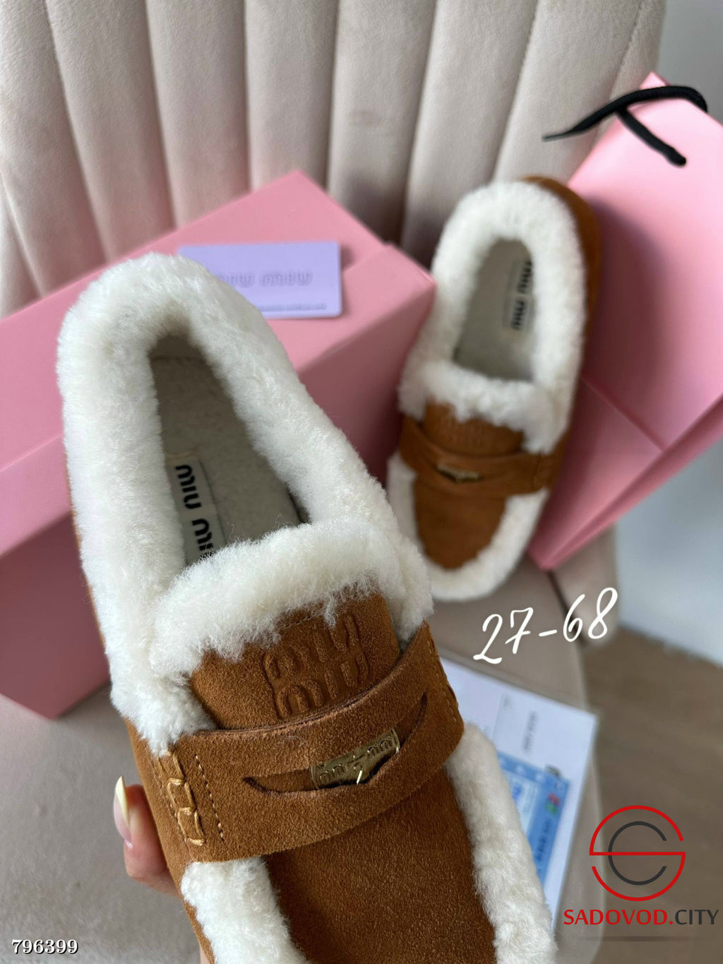Лоферы с мехом зимние (натуральные) - Bruno фото 2