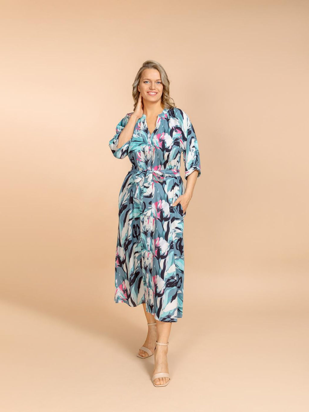 Платье (вискоза) №25-460-2 (Лето 2025)