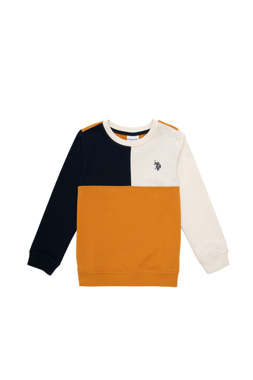 Толстовка горчичного цвета для мальчика - U.s. polo assn фото 11