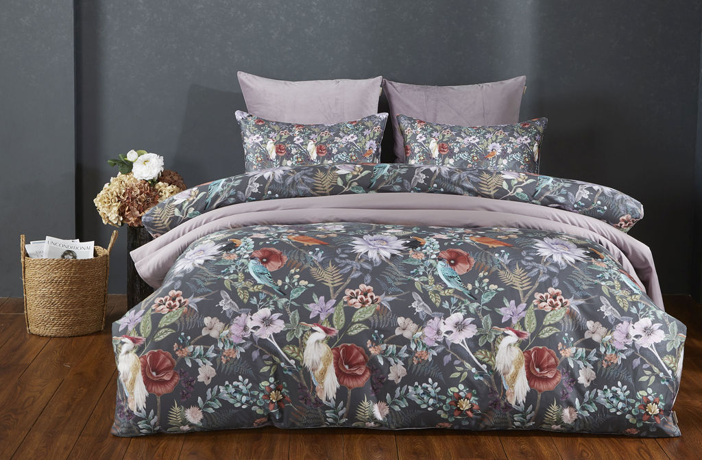 Комплект Маки (графит лаванда)