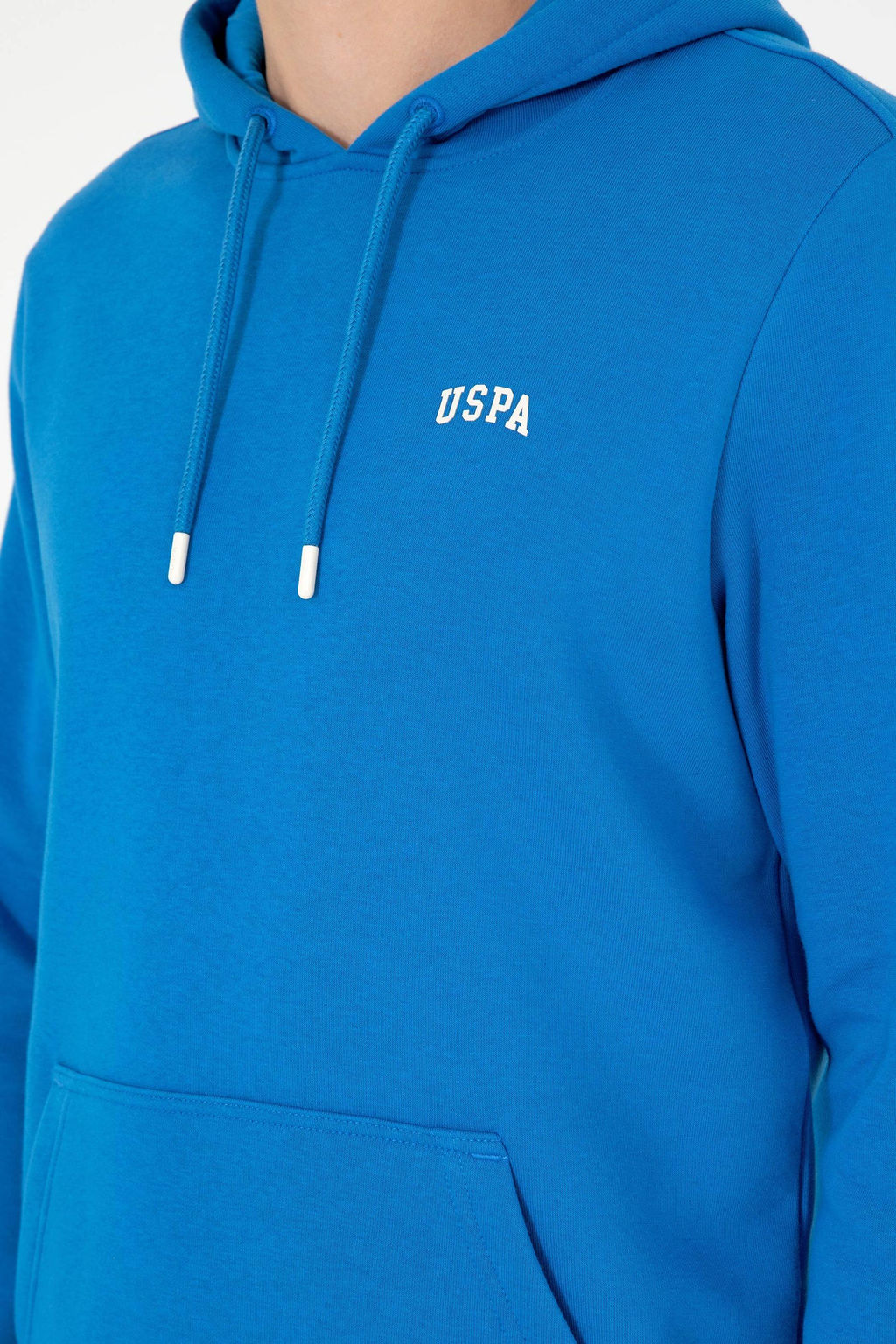 Мужской базовый свитшот кобальтового синего цвета Неожиданная скидка в корзине - U.s. polo assn фото 7