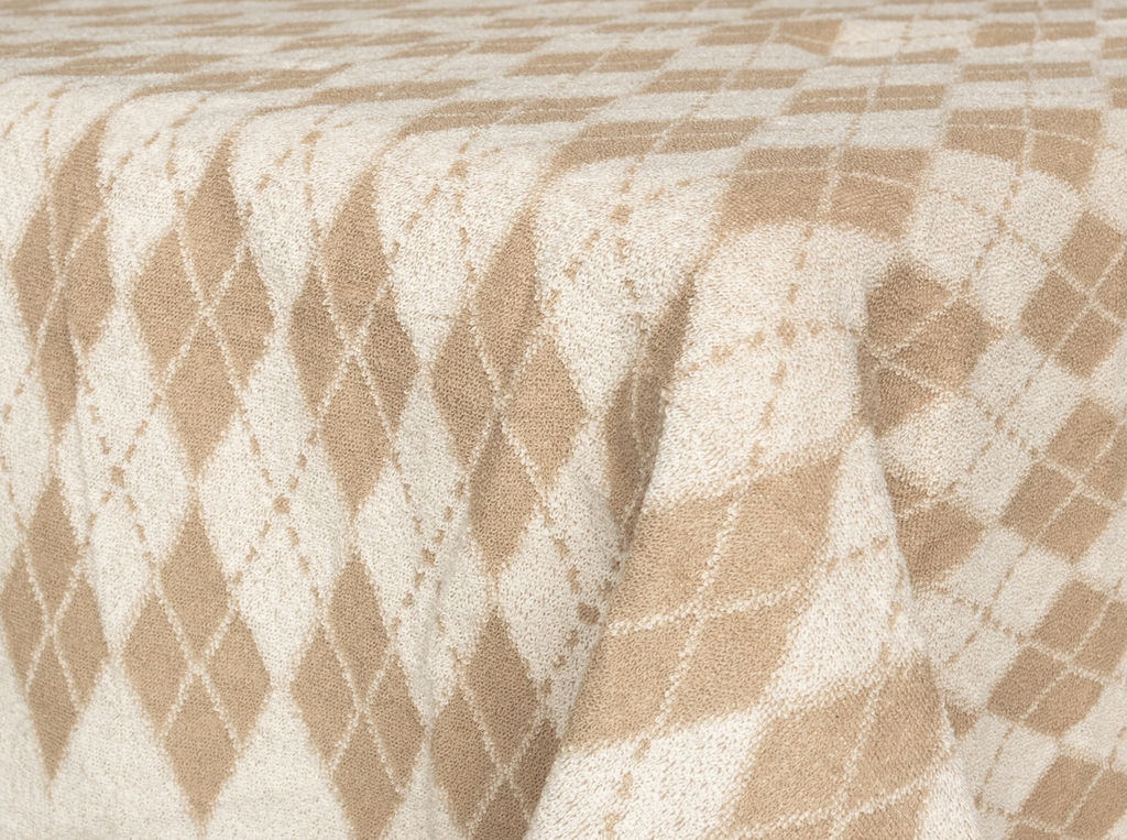 3с109.411ж2 Ромбы (лен3) Плед 208х150 см