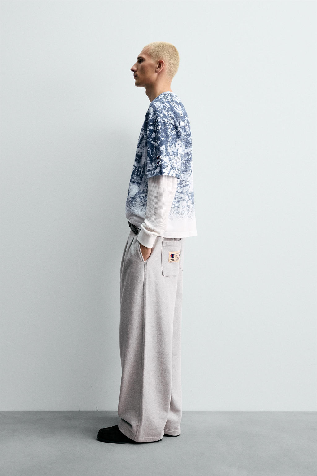 CHAMPION ® X ZARA AMERICAN FOOTBALL PRINT T-SHIRT фото 12