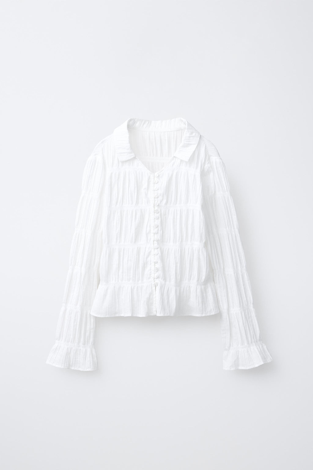 SHIRT WITH ELASTIC TRIMS - Zara фото 6