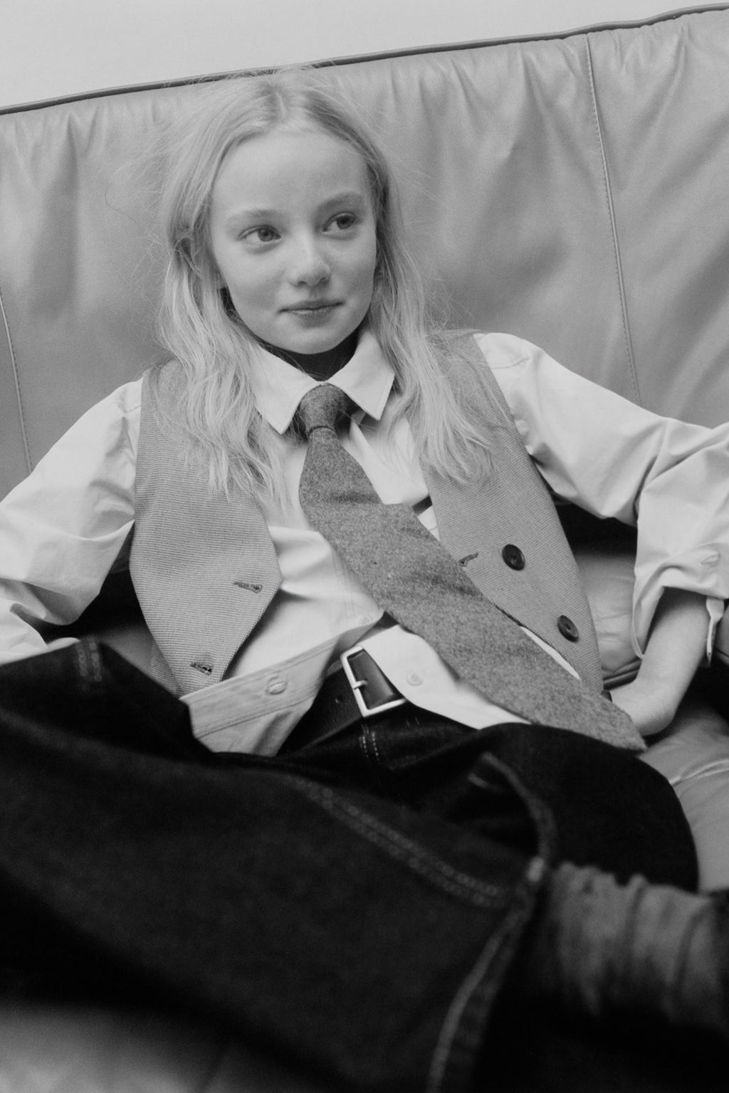 HOUNDSTOOTH TAILORED WAISTCOAT - Zara фото 6