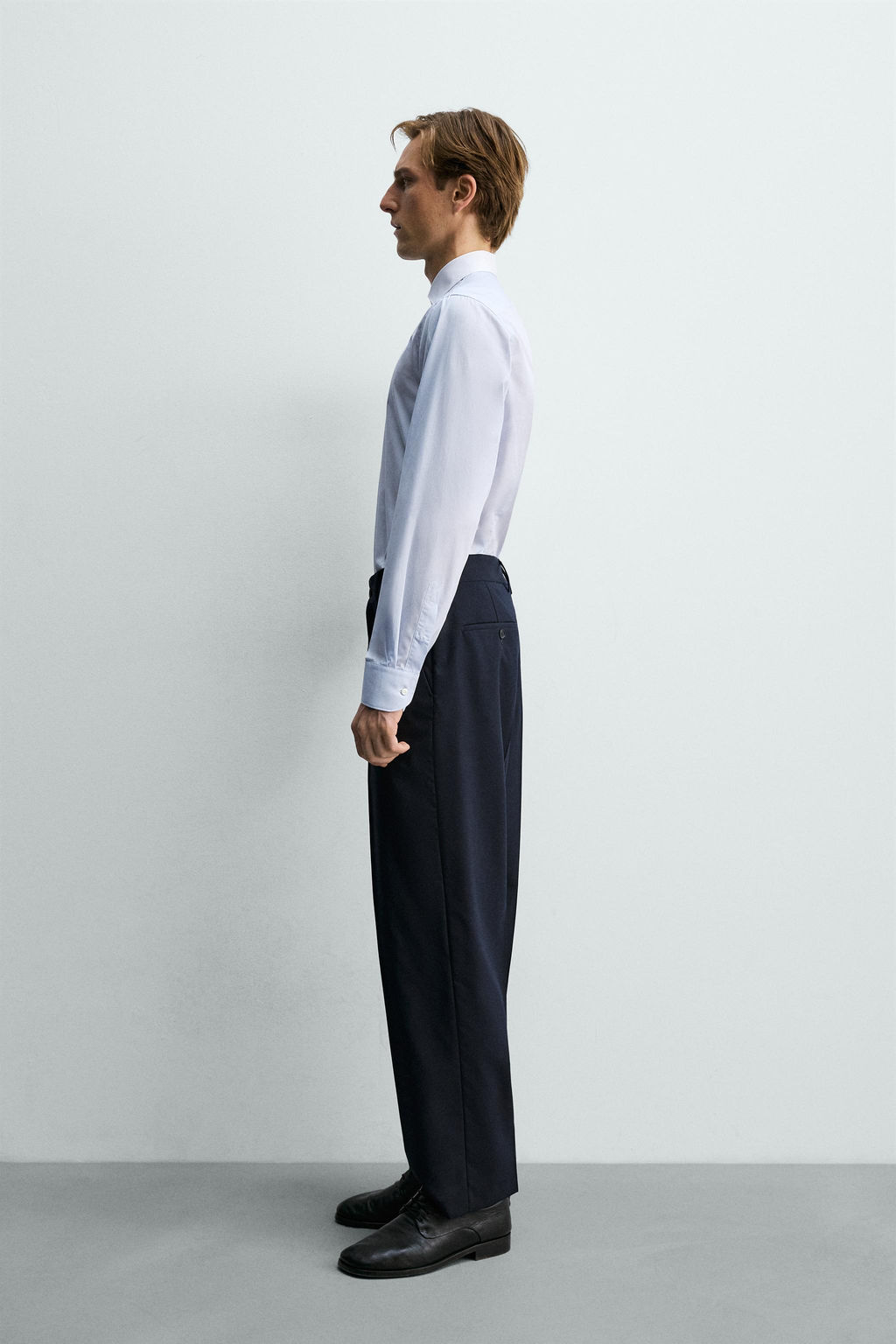 CAMISA SLIM FIT CUELLO CONTRASTE / rayas - Zara фото 4