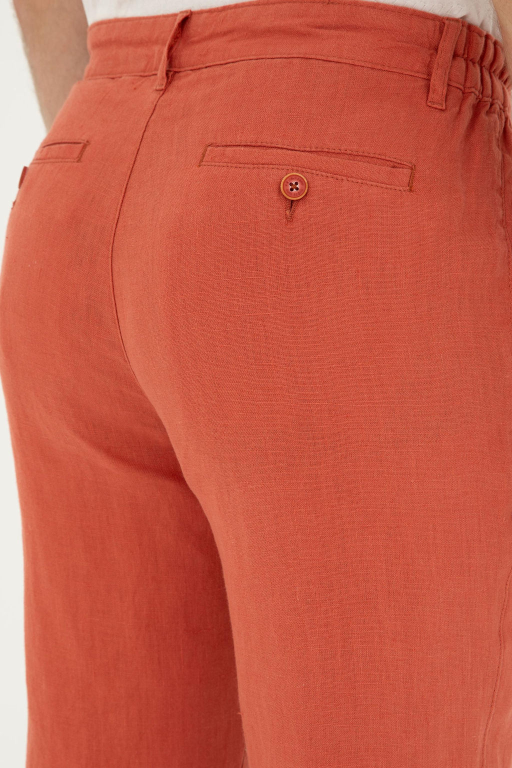 U. S. Polo Assn / Мужские брюки из плотной ткани пудрового цвета - U.s. polo assn фото 12