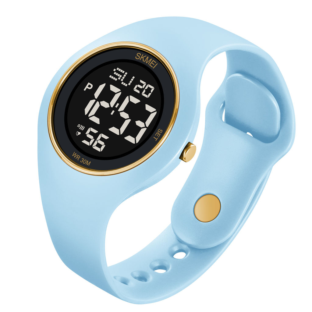 Часы наручные Skmei женские электронные спортивные 2026light-blue