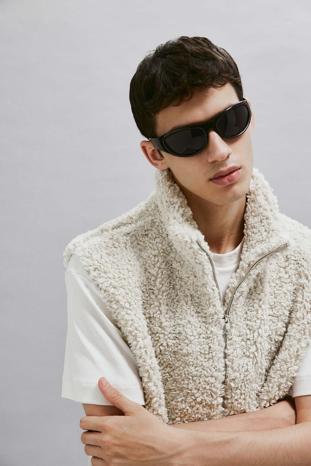 Chaleco de borreguito Loose Fit - H&m фото 3