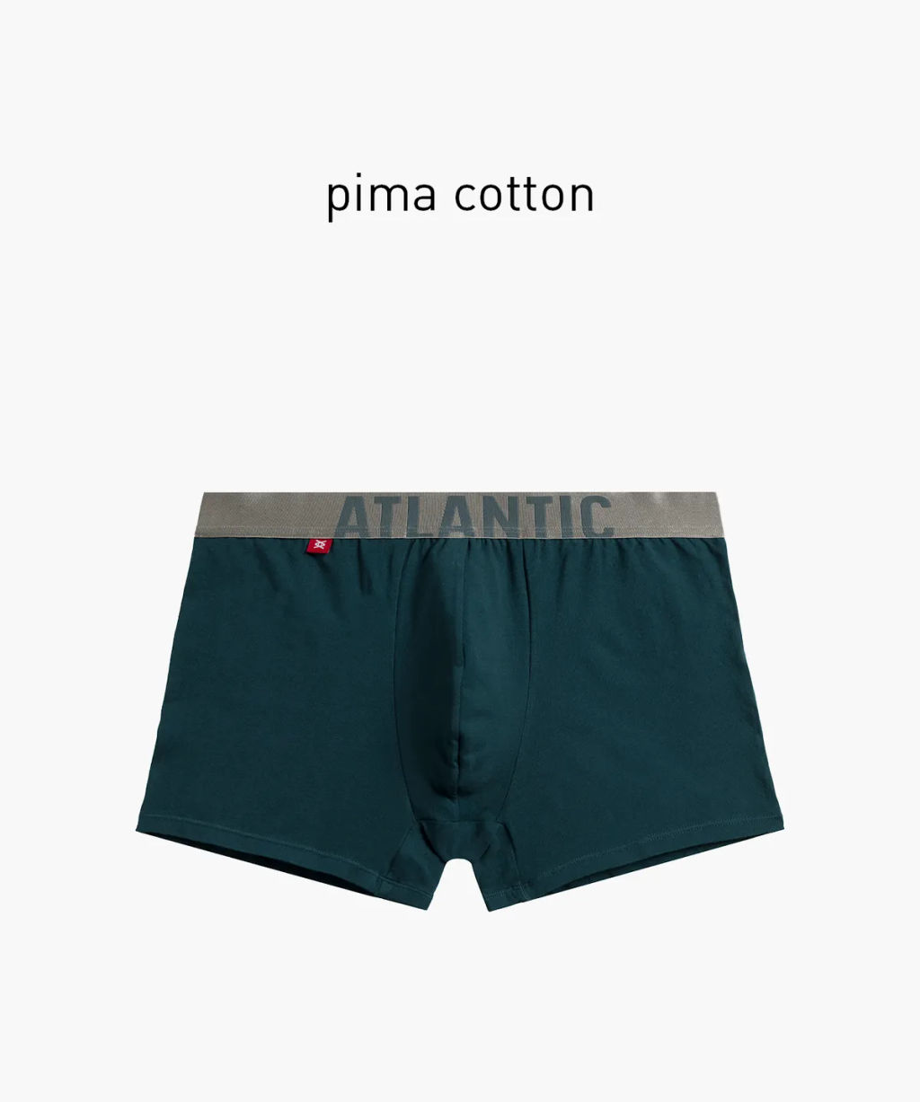 ATLANTIC MH-1196 Трусы шорты Pima cotton темно-зеленый  фото 2