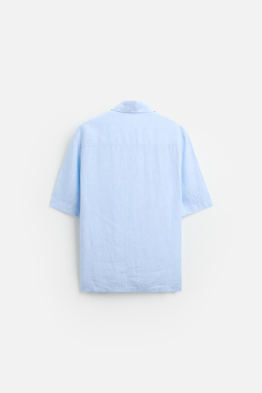 %100 KETEN GOMLEK - Zara фото 3