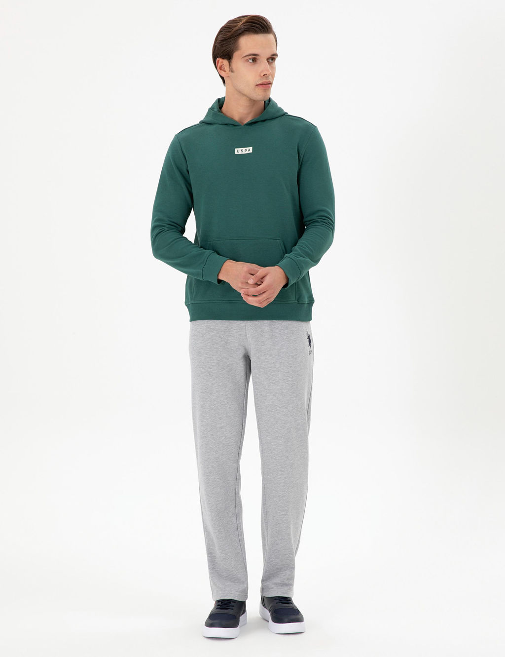 Мужской темно-зеленый свитшот Неожиданная скидка в корзине - U.s. polo assn фото 4