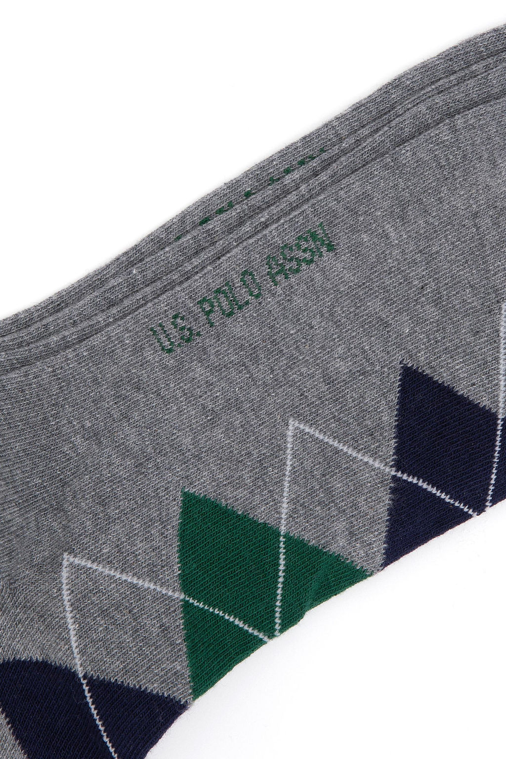 Мужские серые меланжевые носки Неожиданная скидка в корзине - U.s. polo assn фото 3