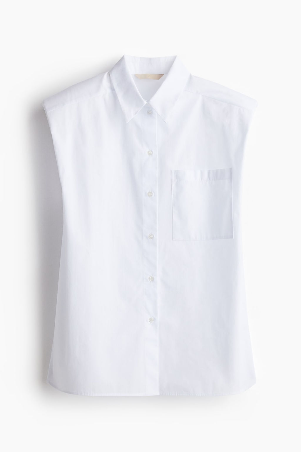 Camisa sin mangas con hombreras - H&m фото 5