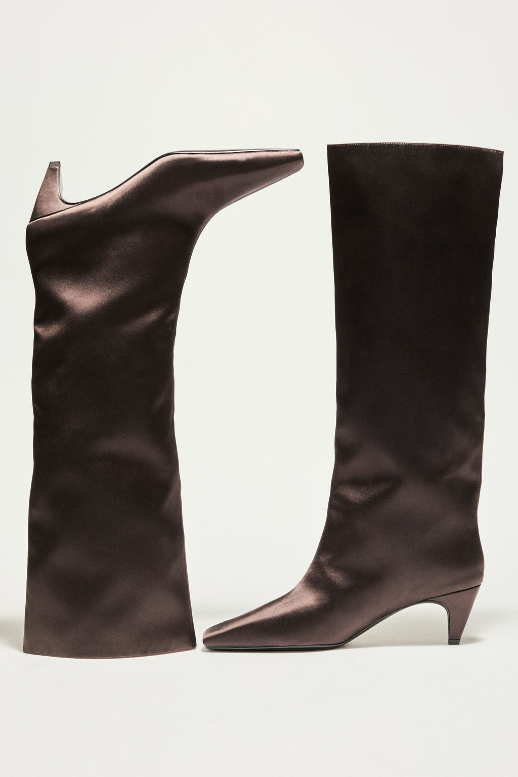 Botas a la rodilla en sat?n - H&m фото 2