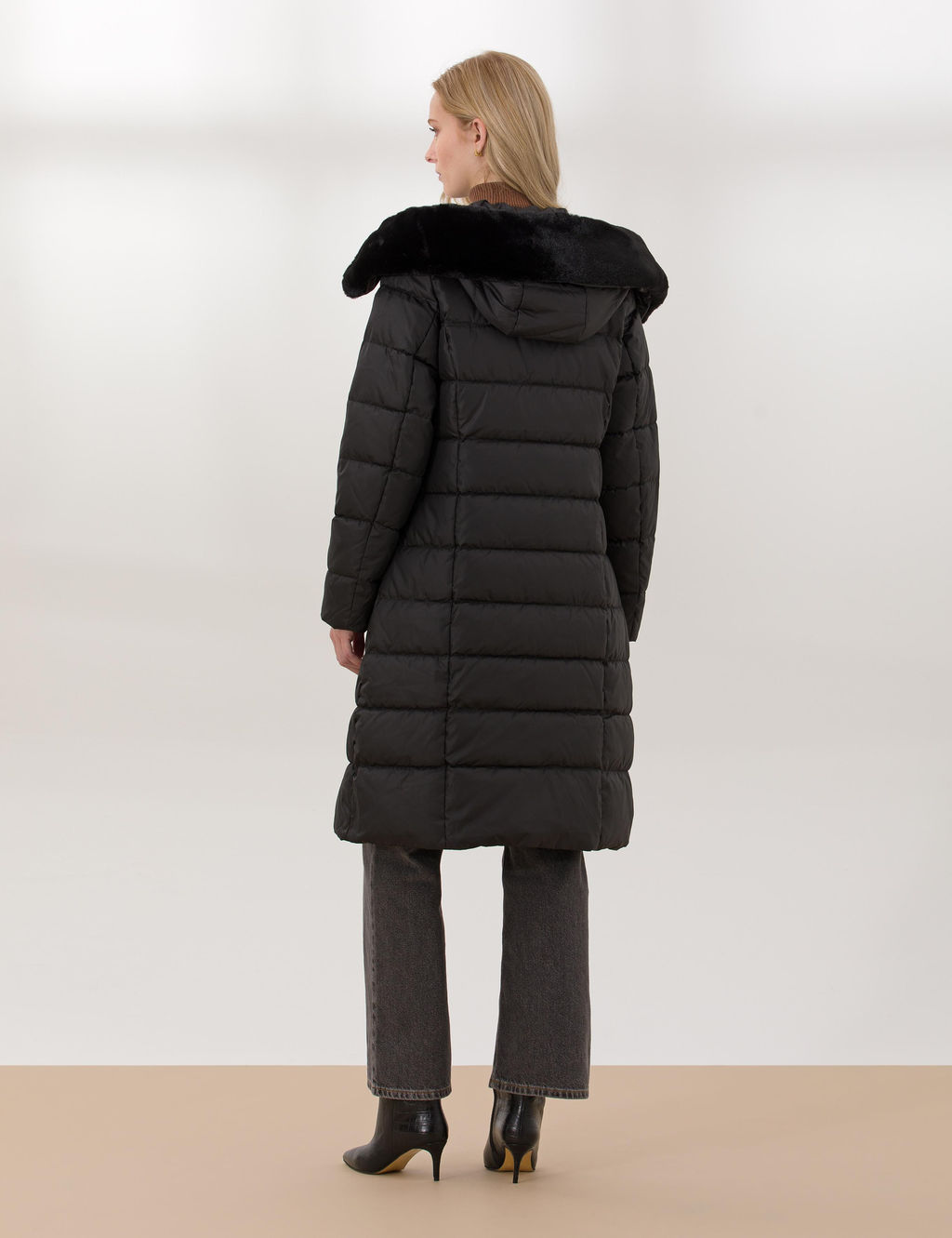 Siyah Kap__onlu Mont - Pierre cardin фото 4