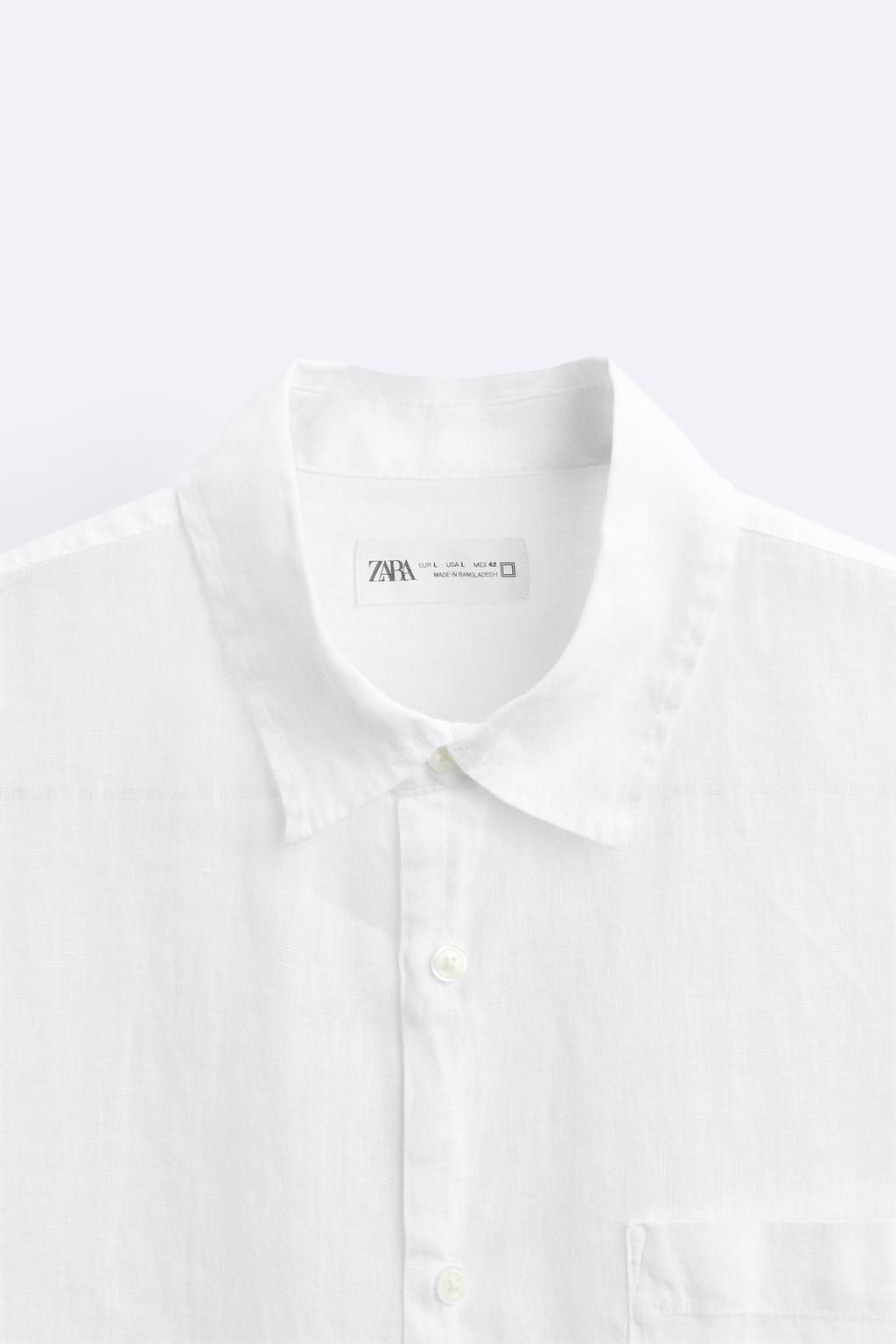 %100 KETEN GOMLEK - Zara фото 10