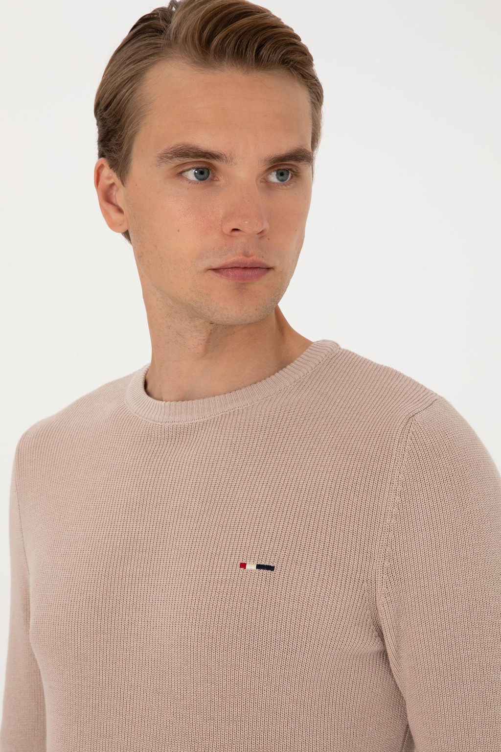 Erkek Slim Fit Bisiklet Yaka Ta_ Basic Kazak - U.s. polo assn фото 2