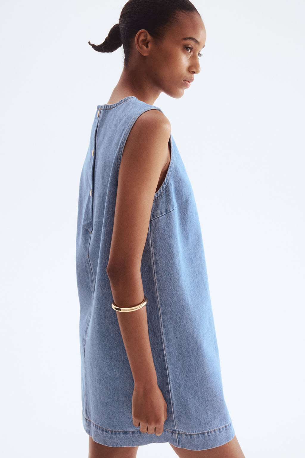 Vestido denim recto - H&m фото 3