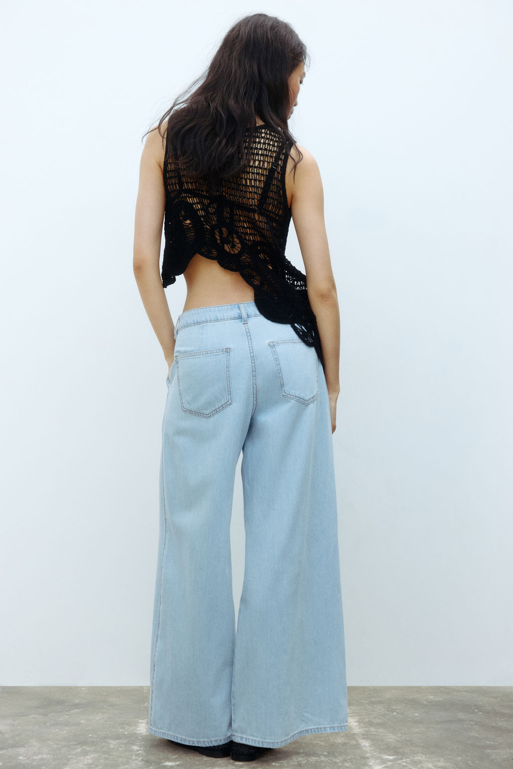 Wide Regular Waist Jeans - H&m фото 7
