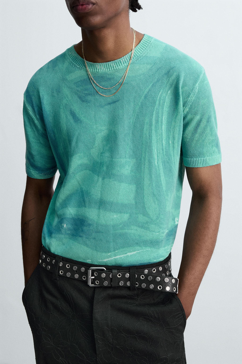 GRAPHIC PRINT KNIT T-SHIRT  OTIS KWAME KYE QUAICOE - Zara фото 14