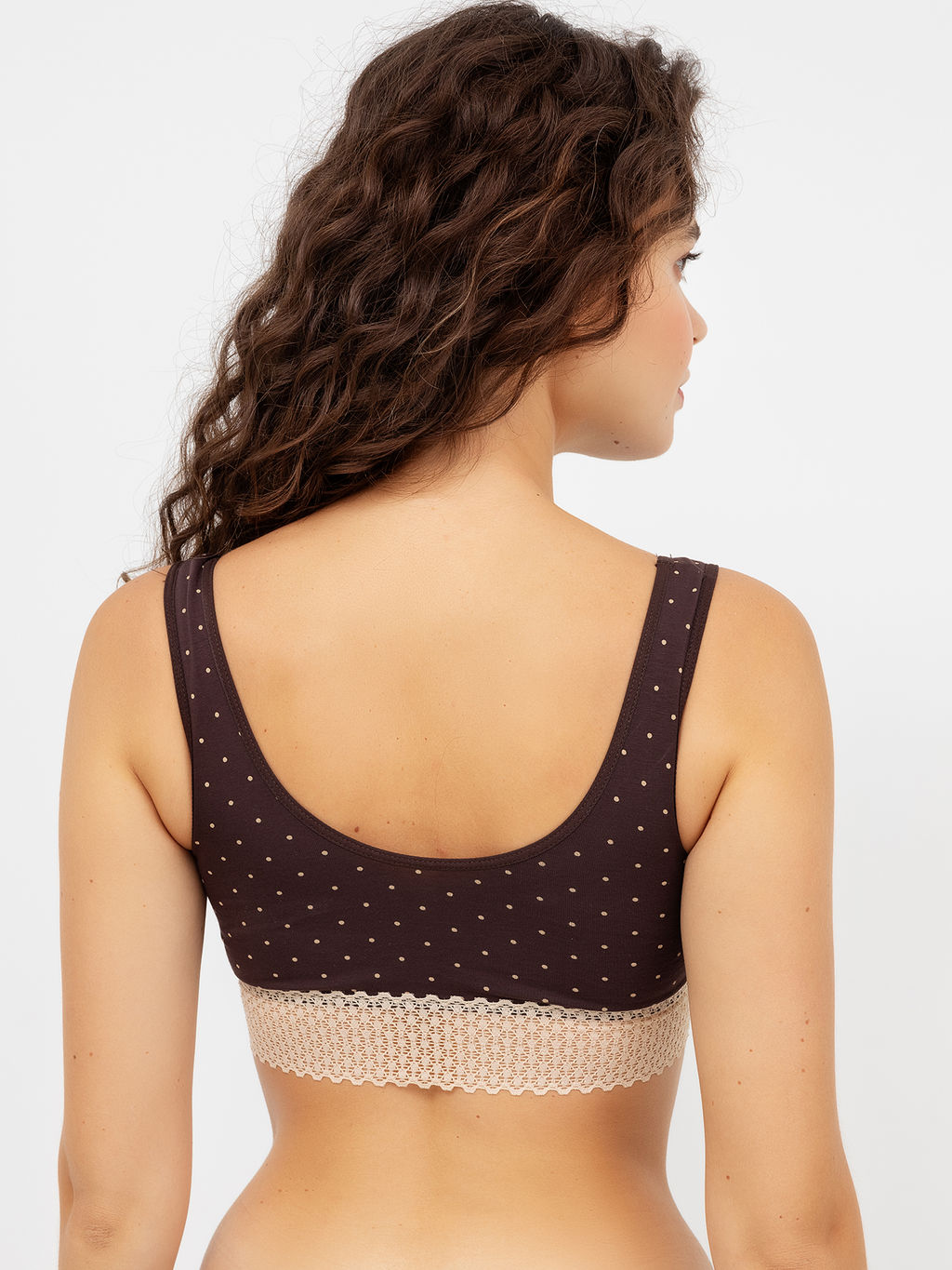 Бюстье с кружевным поясом в коричневом цвете - Mark formelle фото 3