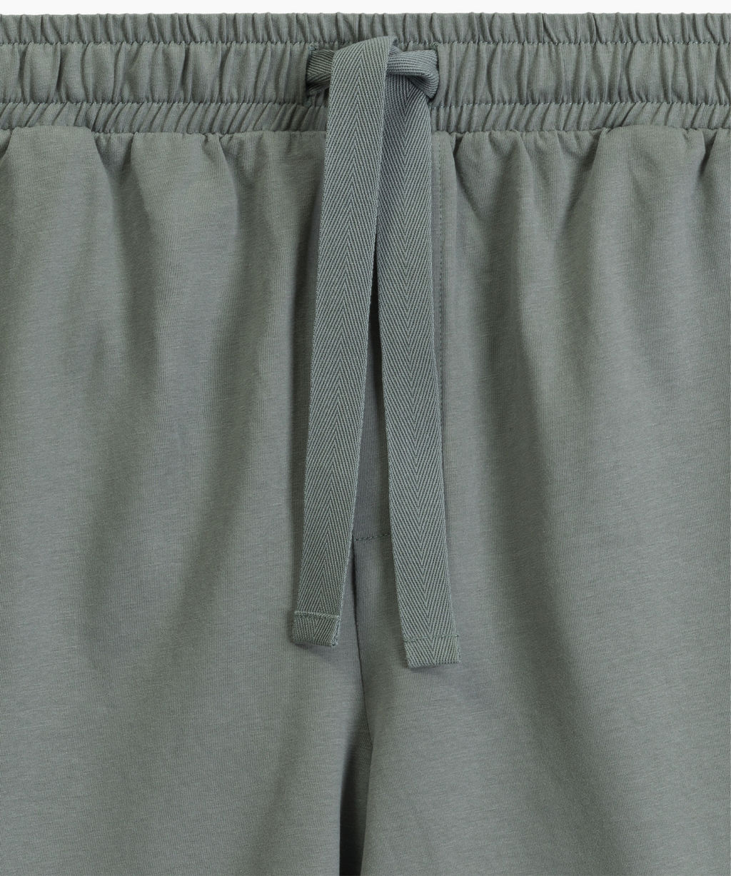 ATLANTIC NMB-039 Домашние шорты мужские Plain светло-оливковый  фото 4