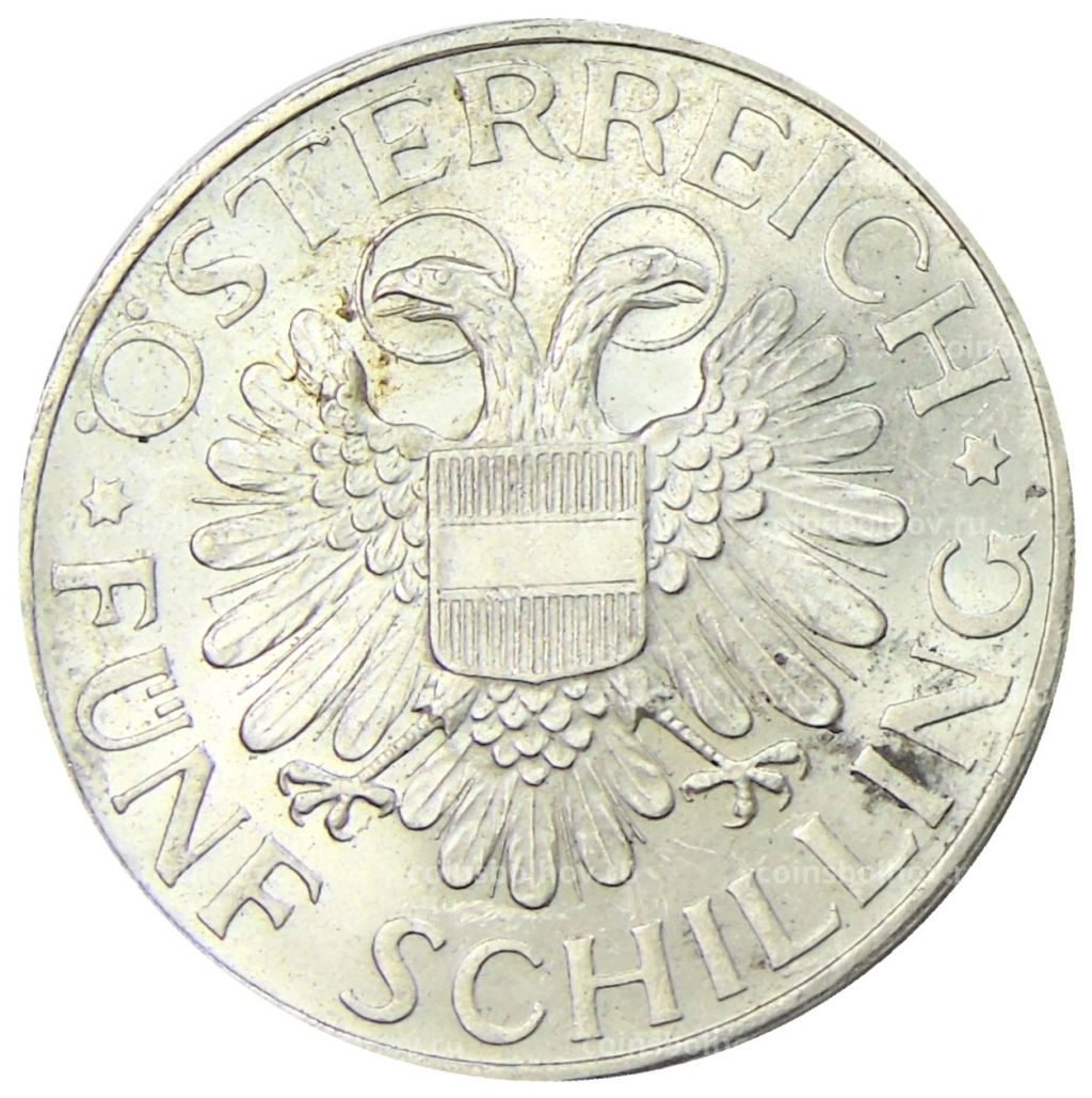 5 шиллингов 1935 года Австрия