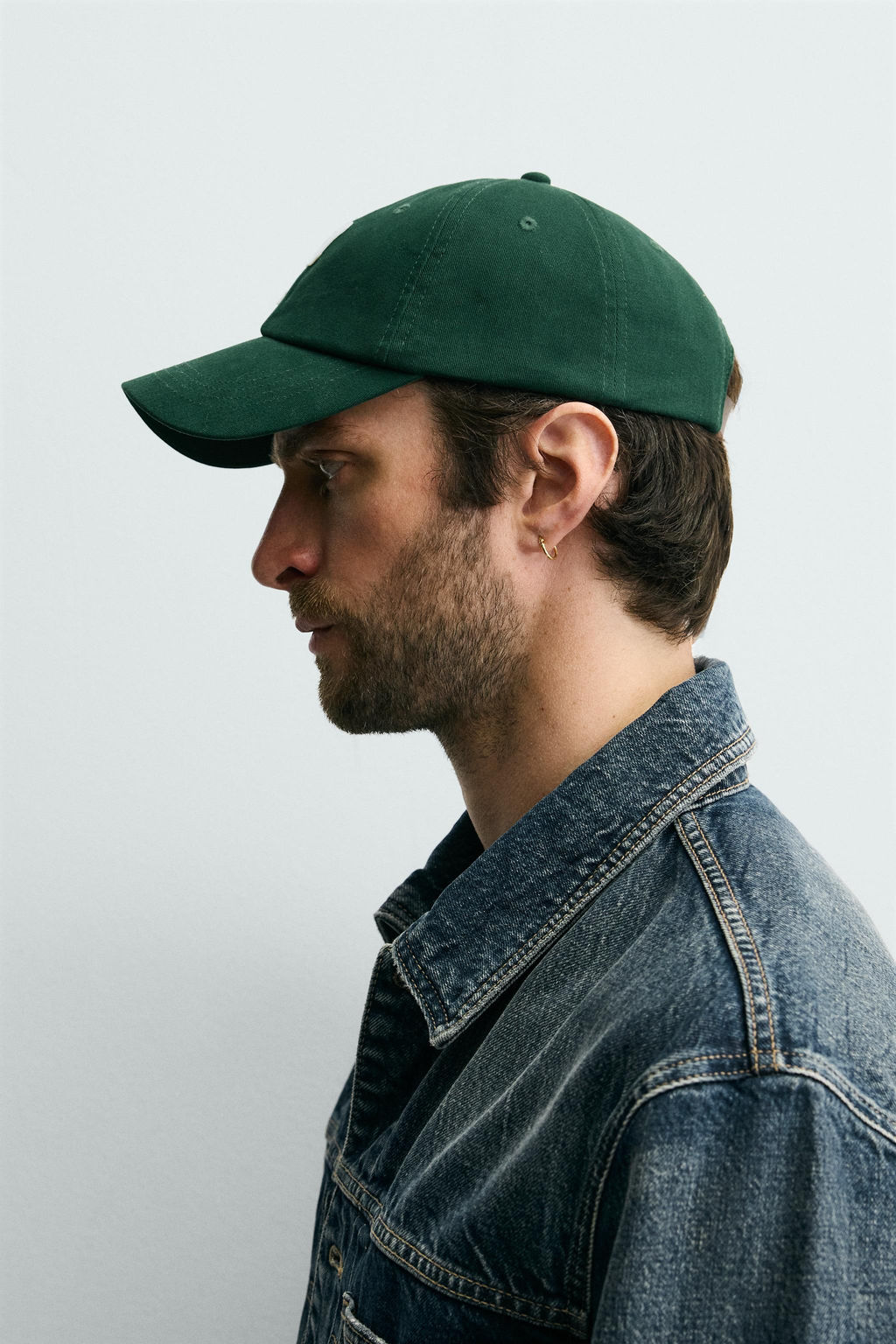 GORRA PARCHE LETRA / Verde - Zara фото 2