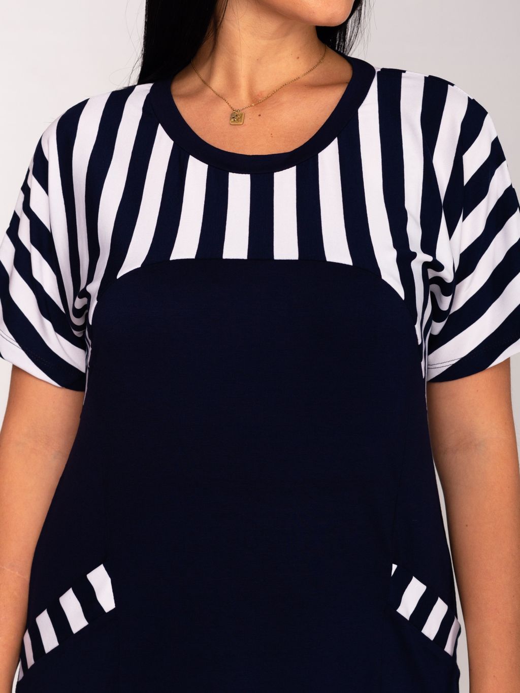 Платье женское вискоза ЭЛИЗАБЕТ ШИРОКАЯ ПОЛОСА - Domtrik фото 6