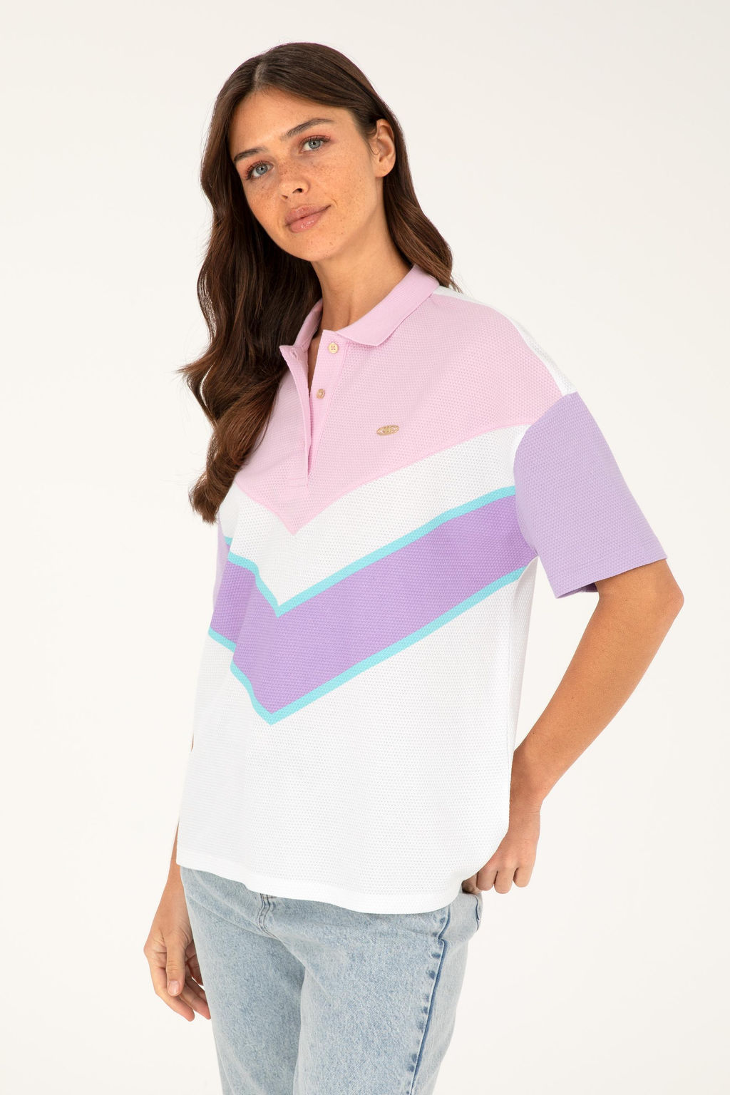 Женская сиреневая футболка Неожиданная скидка в корзине - U.s. polo assn фото 8