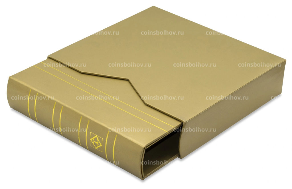Альбом NUMIS Classic без листов с защитным шубером Золото LEUCHTTURM 361110