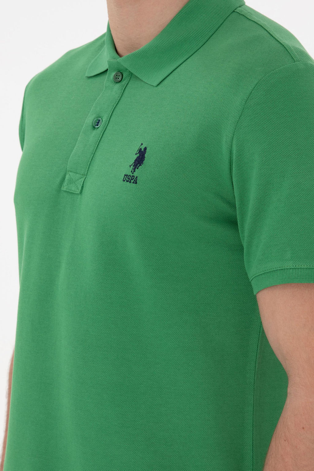 Erkek Slim Fit Polo Yaka A__k Mavi Basic Ti__rt Sepette S_rpriz _ndirim - U.s. polo assn фото 7