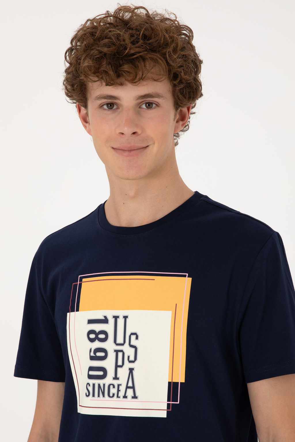 Erkek Regular Fit Bisiklet Yaka Lacivert Ti__rt Sepette S_rpriz _ndirim - U.s. polo assn фото 2