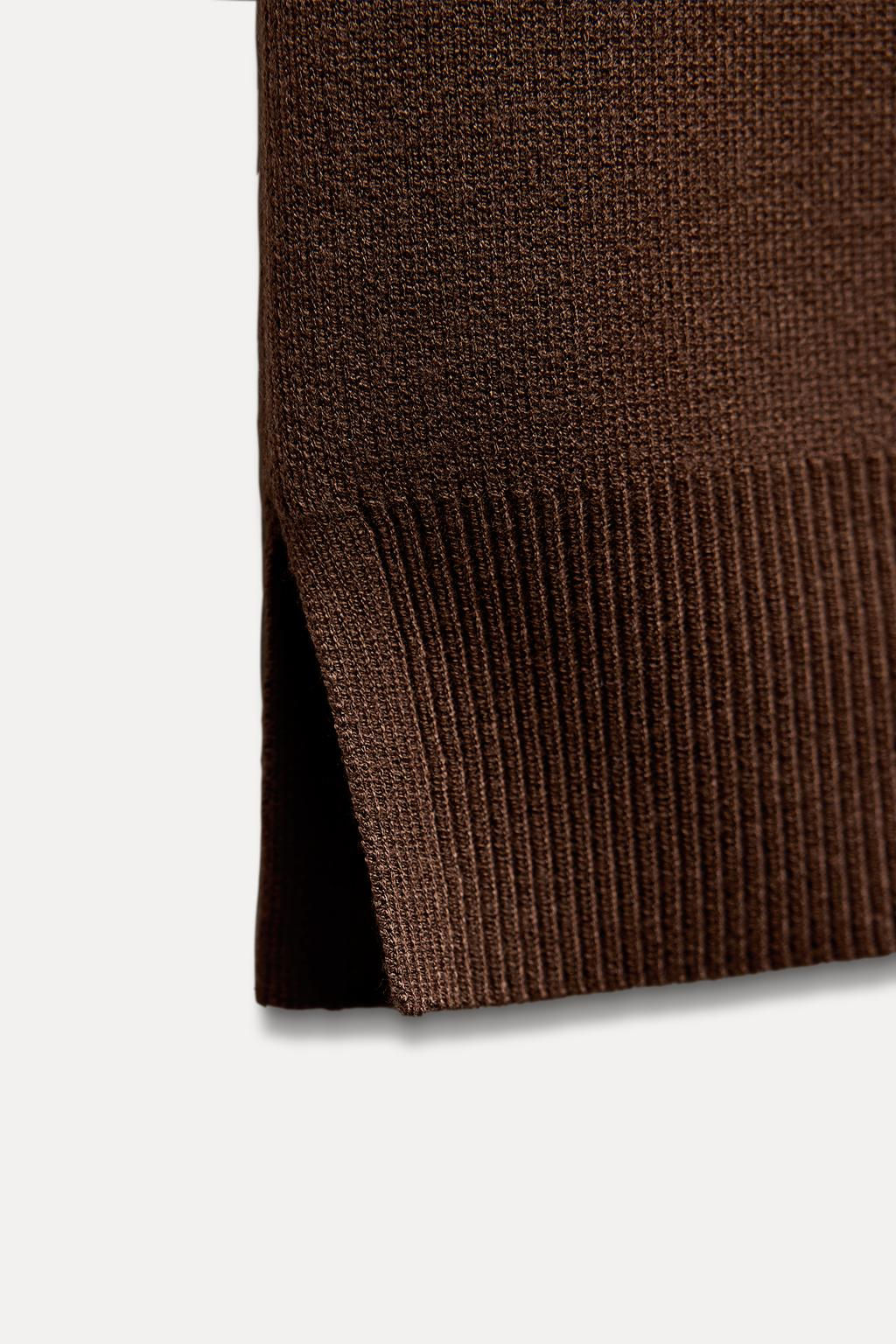 PLAIN KNIT VEST - Zara фото 8